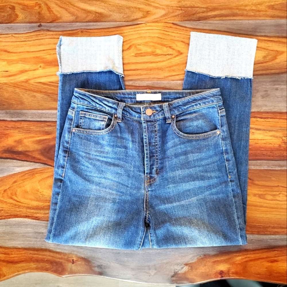 Tgla, Ladies Jeans, Size 28, High Waisted, Francesca, Wide Cuffs, Cute